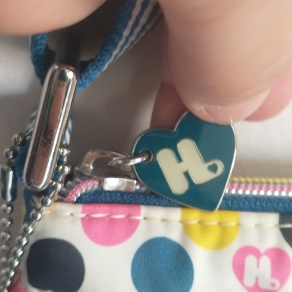 Y2K Harajuku Lovers 90"s Crossbody Bag Heart Girl Purse Blue Yellow Pink Vintage - Picture 11 of 15